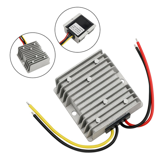 WaterProof 30-90V to 12V 25A 300W Step Down DC/DC Power Converter Regulator