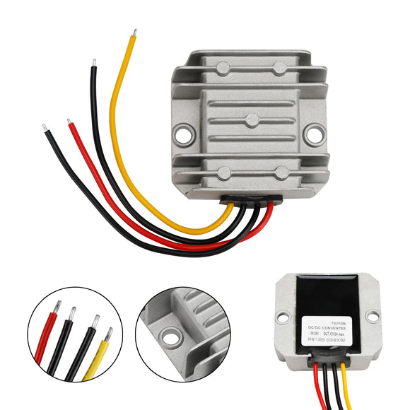 WaterProof 24V to 12V 2A 24W Step Down DC/DC Power Converter Regulator