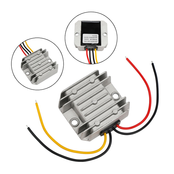 WaterProof 20-72V to 12V 5A 60W Step Down DC/DC Power Converter Regulator