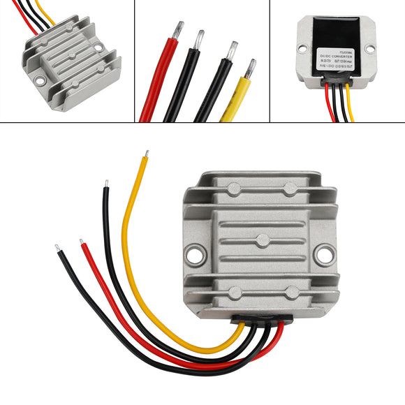 WaterProof 20-72V to 12V 5A 60W Step Down DC/DC Power Converter Regulator