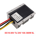DC 18-36V Converter To DC 24V 15A Boost Buck Power Module Voltage Regulator-3