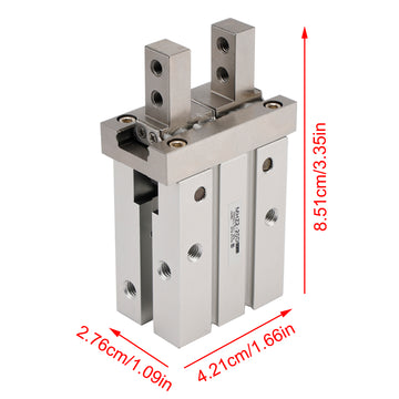 For SMC MHZ2-20D 20mm Parallel Air Gripper Cylinder Bore Pneumatic Part Finger - 0