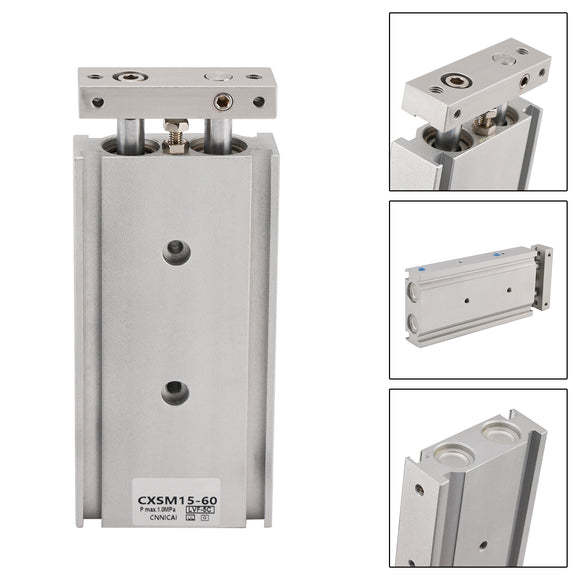 SMC CXSM15-60 CXSM1030 Air Cylinder Pneumatic Dual Rod Cylinder Double Acting