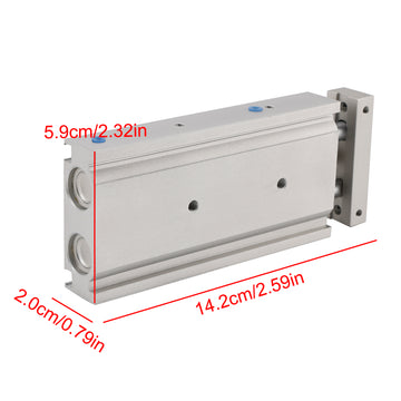 SMC CXSM15-60 CXSM1030 Air Cylinder Pneumatic Dual Rod Cylinder Double Acting - 0