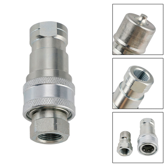 3/8Inch NPT ISO 7241-B Quick Disconnect Hydraulic Couplings / Couplers
