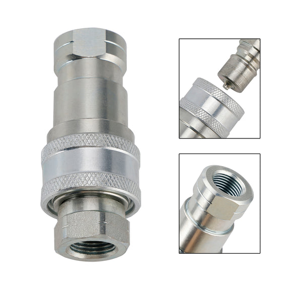 3/8Inch NPT ISO 7241-B Quick Disconnect Hydraulic Couplings / Couplers