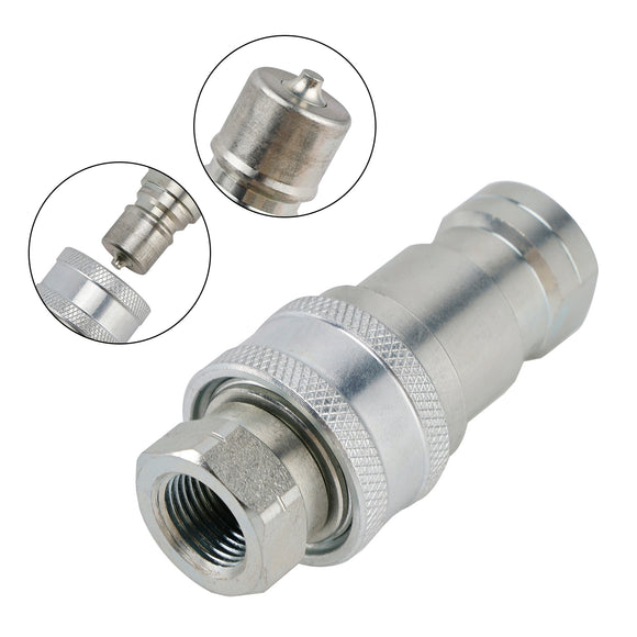 3/8Inch NPT ISO 7241-B Quick Disconnect Hydraulic Couplings / Couplers