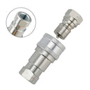 3/8Inch NPT ISO 7241-B Quick Disconnect Hydraulic Couplings / Couplers-6