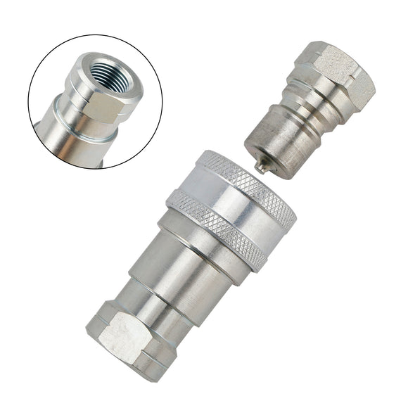 3/8Inch NPT ISO 7241-B Quick Disconnect Hydraulic Couplings / Couplers