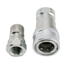 3/8Inch NPT ISO 7241-B Quick Disconnect Hydraulic Couplings / Couplers-9