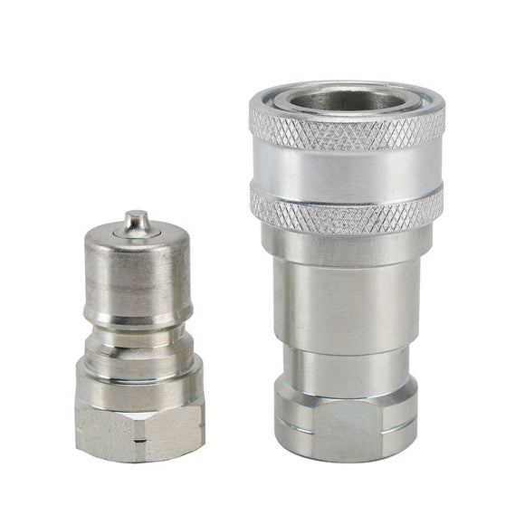 3/8Inch NPT ISO 7241-B Quick Disconnect Hydraulic Couplings / Couplers