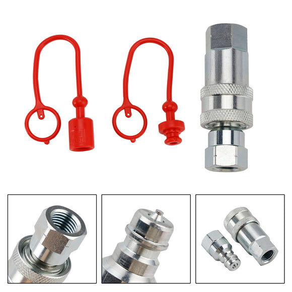 1/4Inch NPT ISO 7241-A Quick Disconnect Hydraulic Couplings / Couplers