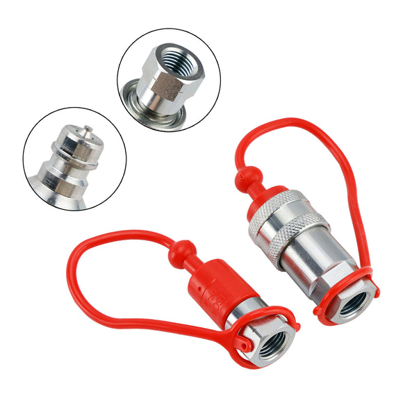 1/4Inch NPT ISO 7241-A Quick Disconnect Hydraulic Couplings / Couplers