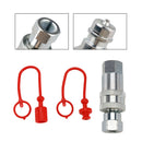 1/4Inch NPT ISO 7241-A Quick Disconnect Hydraulic Couplings / Couplers-5