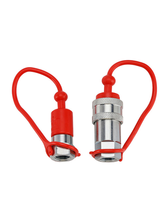 1/4Inch NPT ISO 7241-A Quick Disconnect Hydraulic Couplings / Couplers