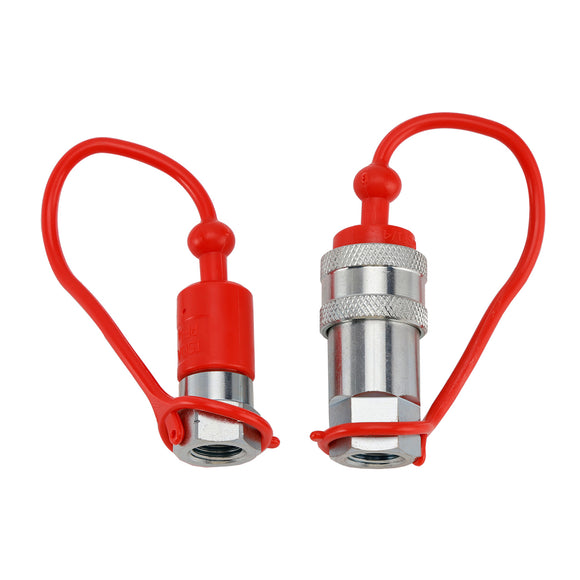 1/4Inch NPT ISO 7241-A Quick Disconnect Hydraulic Couplings / Couplers