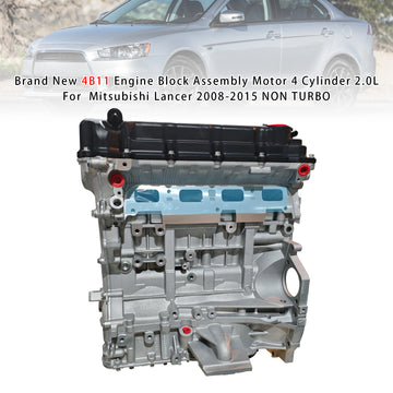Mitsubishi Lancer 2008-2015 Brand New 4B11 Engine Block Motor 4 Cylinder 2.0L - 0