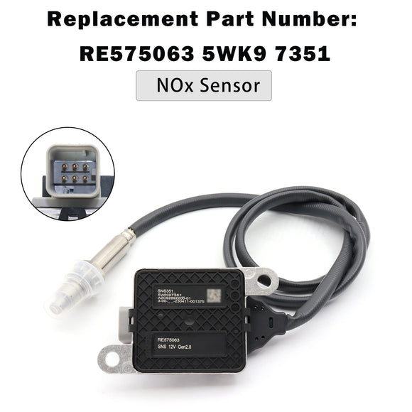 RE575063 5WK9 7351 NOx Sensor Nitrogen Oxide Sensor For John Deere Tractor
