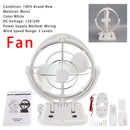 12V/24V Auto-Sensing Low-Power Draw Fan For Boats and RV White-11