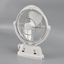 12V/24V Auto-Sensing Low-Power Draw Fan For Boats and RV White-2