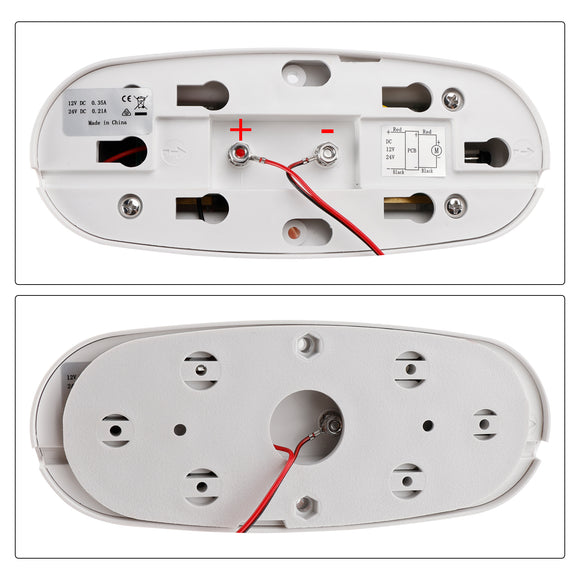 12V/24V Auto-Sensing Low-Power Draw Fan For Boats and RV White