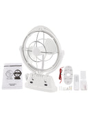 12V/24V Auto-Sensing Low-Power Draw Fan For Boats and RV White-13
