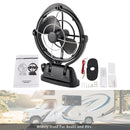 12V/24V Auto-Sensing Low-Power Draw Fan For Boats and RV Black-8