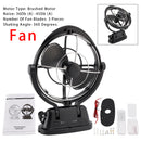 12V/24V Auto-Sensing Low-Power Draw Fan For Boats and RV Black-23