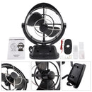 12V/24V Auto-Sensing Low-Power Draw Fan For Boats and RV Black-15