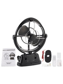 12V/24V Auto-Sensing Low-Power Draw Fan For Boats and RV Black-3