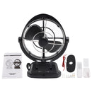 12V/24V Auto-Sensing Low-Power Draw Fan For Boats and RV Black-2