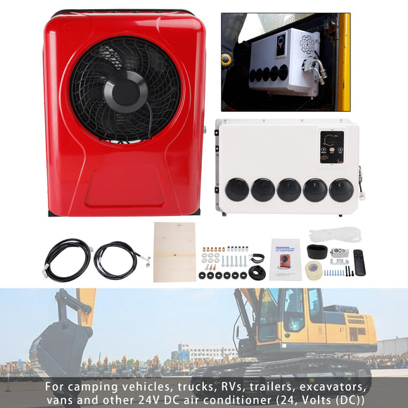 24V RV Air Conditioner 13000btu Truck Split AC For Camping Trucks RVs Trailers