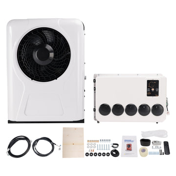 24V 13000BTU White DC RV Split Air Conditioner – Truck Camper Trailer Van Excavator Cooling Unit