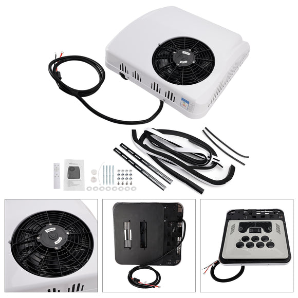24V RV Air Conditioner Heat Pump Non-Ducted Unit Heater/Cooling For Campers RV