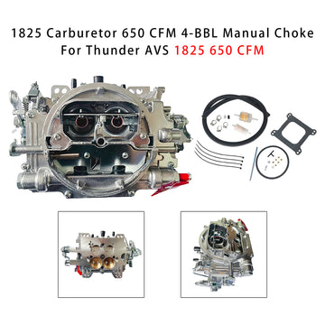 Thunder Avs 1825 650 CFM 1825 Carburetor 650 CFM 4-Bbl Manual Choke - 0