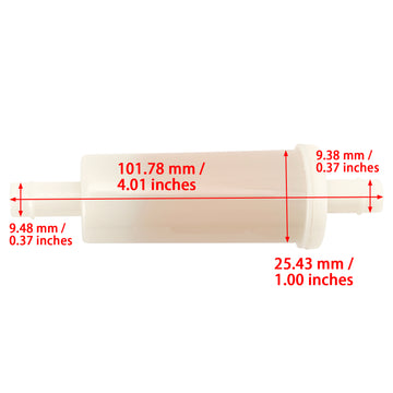 Yamaha 4-stroke 9.9HP F9.9C/FT9.9D In Line Fuel Filter 65W-24251-00 65W-24251-10 Generic - 0