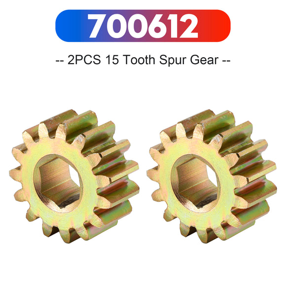 2PCS 700612 15 Tooth Spur Gear 10 DP/20 PA for Lippert RV Slide Out Systems