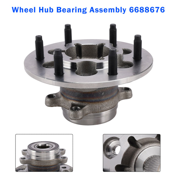6688676 For Bobcat Wheel Hub Bearing Assembly Toolcat 5600 5610 UW56