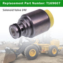 Hitachi Loader: LX100-3, LX100-5, LX120-3, LX120-5, LX150-3, LX150-5, LX230-3, LX230-5 T169607 Solenoid Valve 24V-1