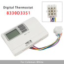 8330D3351 Digital Thermostat Rv Thermostat Heat/Cool WallMount White For Coleman-7