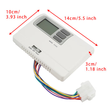 8330D3351 Digital Thermostat Rv Thermostat Heat/Cool WallMount White For Coleman - 0