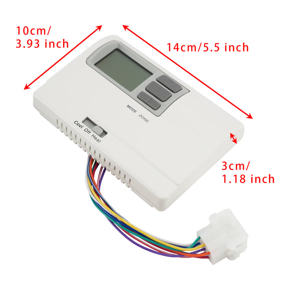 8330D3351 Digital Thermostat Rv Thermostat Heat/Cool WallMount White For Coleman