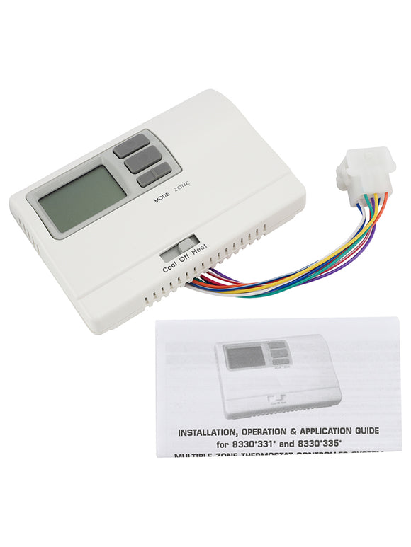 8330D3351 Digital Thermostat Rv Thermostat Heat/Cool WallMount White For Coleman