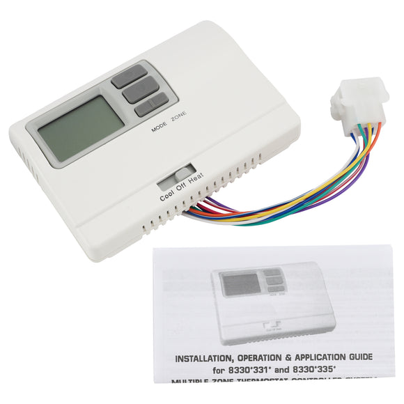 8330D3351 Digital Thermostat Rv Thermostat Heat/Cool WallMount White For Coleman