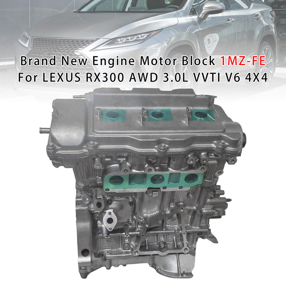 LEXUS RX300 AWD 3.0L VVTI V6 4X4 Brand New Engine Motor Block 1MZ-FE