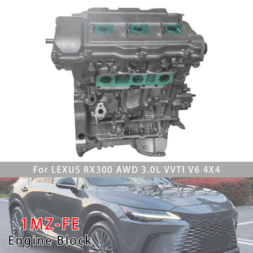 LEXUS RX300 AWD 3.0L VVTI V6 4X4 Brand New Engine Motor Block 1MZ-FE - 0