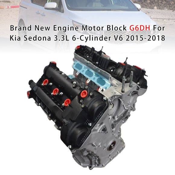 Kia Sedona 3.3L 6-Cylinder V6 2015-2018 Brand New Engine Motor Block G6DH