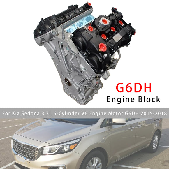 Kia Sedona 3.3L 6-Cylinder V6 2015-2018 Brand New Engine Motor Block G6DH