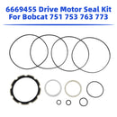 Bobcat Skid Steer Loader:751, 753, 763, 773, S130, S150, S160, S175, S185. 6669455 Drive Motor Seal Kit-2
