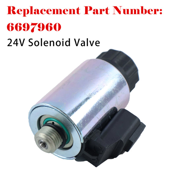 Bobcat Telehandler: TL34.65HF, TL35.70, TL38.70HF, TL43.80HF, TL723, TL923 6697960 Solenoid Valve 24V